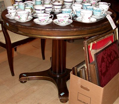 Lot 219 - Neoclassical Style Mahogany Pedestal Table...