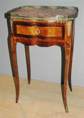 Lot 2552 - Louis XV Style Gilt-Metal Mounted Walnut Side...