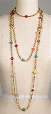 Lot 395 - Roger Jean-Pierre Candy Colored Cabochon...