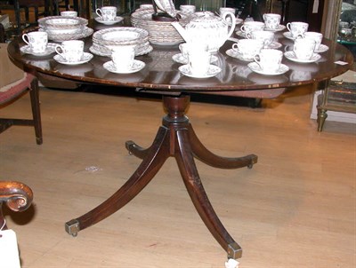 Lot 272 - Georgian Style Mahogany Pedestal Dining Table...