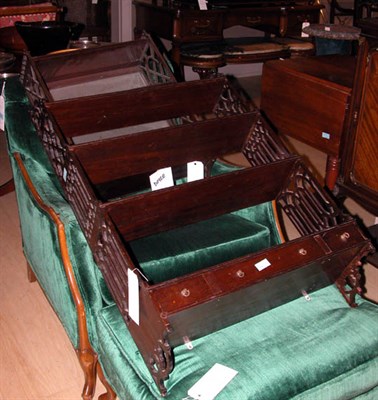 Lot 276 - Two Georgian Style Mahogany Hanging Whatnots