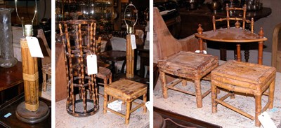 Lot 297 - Miscellaneous Group of Eight Bamboo...