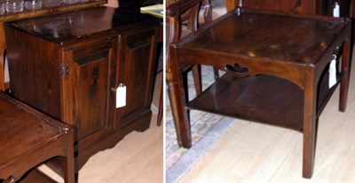 Lot 321 - Provincial Pine Two Door Side Cabinet;...