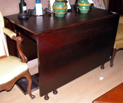 Lot 324 - Georgian Style Mahogany Drop-Leaf Table Height...