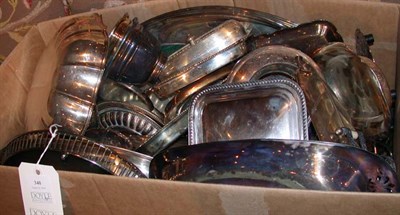 Lot 340 - Miscellaneous Group of Silver Plated Tableware...