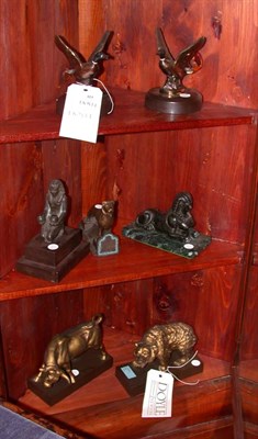 Lot 423 - Miscellaneous Group of Seven Metal Decorations...