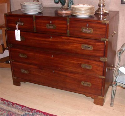 Lot 516 - Georgian Style Mahogany Brass Bound Mahogany...