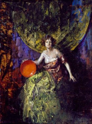 Lot 299 - Indiana Gyberson 1879-1928 WOMAN WITH LARGE...