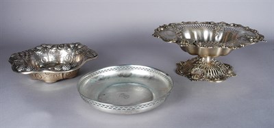 Lot 1489 - Three Sterling Silver Bowls Comprising Tiffany...