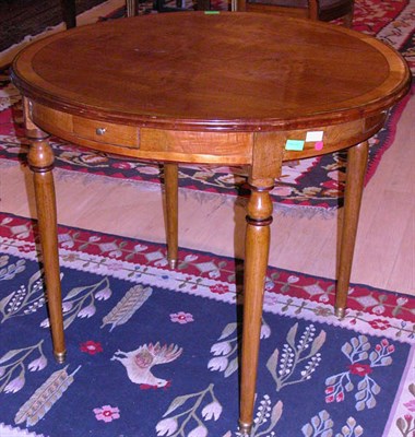 Lot 469 - Austrian Neoclassical Elm Circular Side Table...