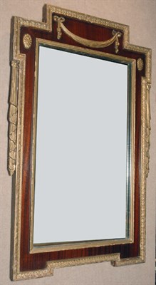 Lot 3465 - Georgian Style Mahogany and Parcel Gilt Mirror...