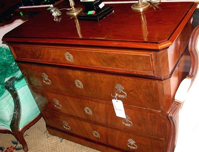 Lot 1395 - Charles X Black Walnut Commode Height 35...