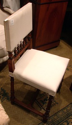 Lot 1389 - Set of Six Fruitwood Upholstered Dining Chairs