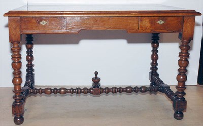 Lot 3392 - Flemish Oak Center Table Height 29 inches,...