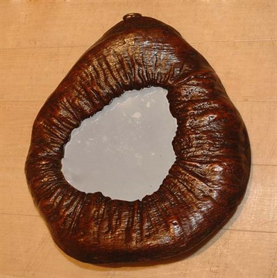Lot 197 - Chinese Root Mirror Height 17 1/2 inches,...