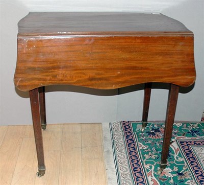 Lot 1207 - Georgian Style Mahogany Pembroke Table Height...