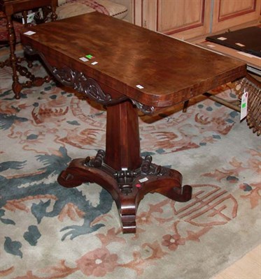 Lot 1295 - Early Victorian Mahogany Fold Over Table...