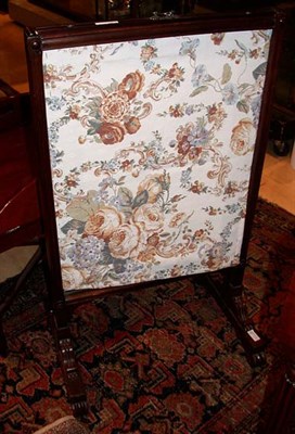 Lot 1432 - Victorian Mahogany Fire Screen Height 38...