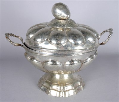 Lot 1513 - South American Silver Covered Tureen...