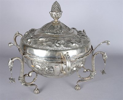 Lot 1518 - South American Silver Covered Tureen...