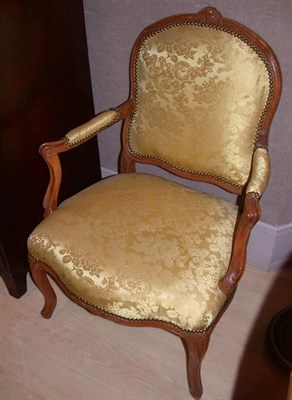 Lot 1445 - Louis XV Beechwood Fauteuil 18th Century The...