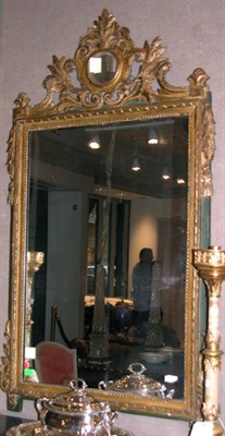 Lot 674 - Louis XVI Style Gilt-Wood Mirror Height 58...