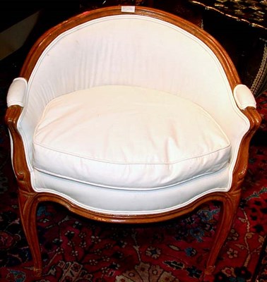 Lot 1245 - Louis XV Style Fruitwood Small Dressing Chair