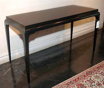 Lot 3174 - Chinese Inspired Ebonized Altar Table Height...
