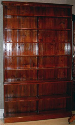 Lot 1228 - English Provincial Tall Open Bookcase Height 8...