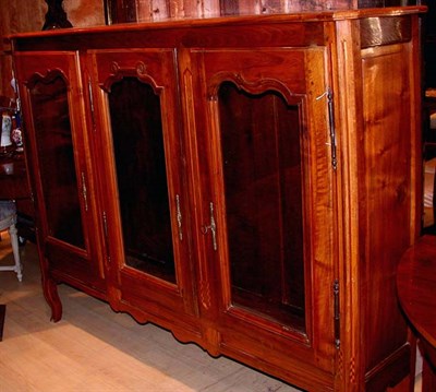 Lot 1320 - Provincial Louis XV Style Fruitwood Cabinet...
