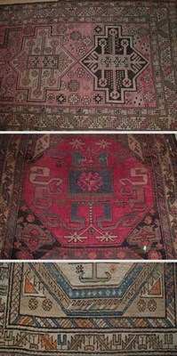 Lot 1710 - Three Caucasian Rugs Comprising a Cloudband...
