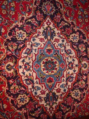 Lot 1709 - Kashan Carpet Central Iran, contemporary The...