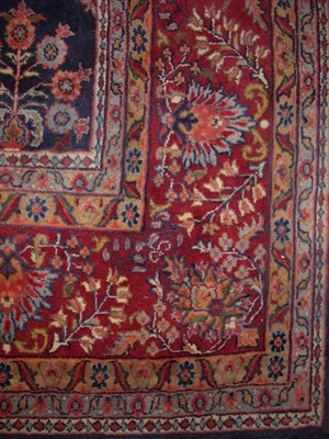 Lot 1705 - Indo-Sarouk Carpet India, contemporary The...