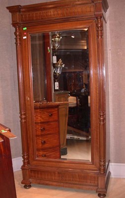 Lot 1272 - Victorian Mahogany Mirrored Door Armoire...
