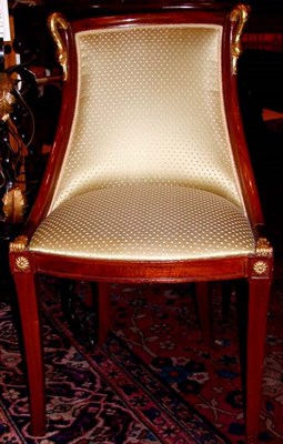 Lot 1240 - French Empire Style Mahogany and Parcel Gilt...