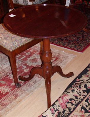 Lot 1451 - George III Style Mahogany Tilt-Top Table...