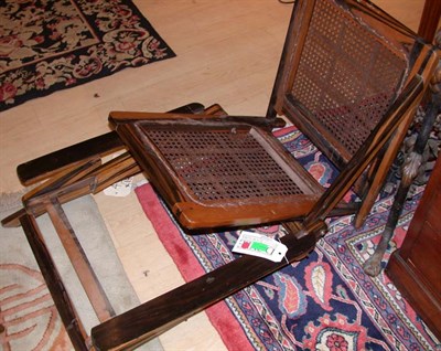 Lot 1182 - Calamander Folding Deck Chair 19th Century