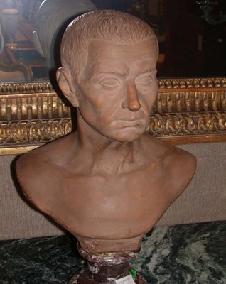 Lot 1366 - Terra Cotta Bust 19th Century