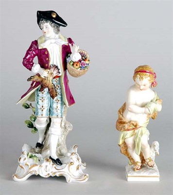 Lot 2578 - KPM Porcelain Figure of a Classical Youth;...