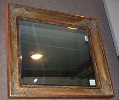 Lot 1637 - Gilt Framed Mirror Height 24 inches, width 28...