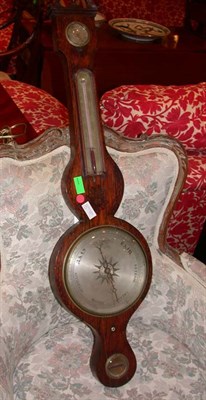 Lot 1462 - George III Style Faux Rosewood Barometer