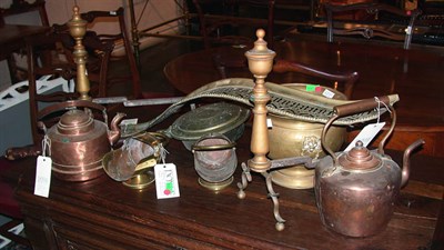 Lot 1137 - Miscellaneous Group of Copper and Brass...