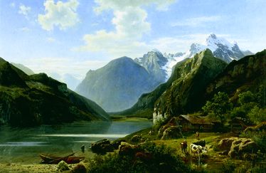 Lot 209 - John Robinson Tait 1834-1909 EVENING AT THE...