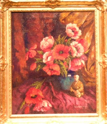 Lot 3041 - Hans Richter-Damm German, b.1881 FLORAL STILL...