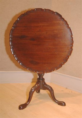 Lot 3196 - George III Style Mahogany Piecrust Tilt-Top...