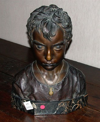Lot 1672 - Bronze Bust Ariel, Fausta Vittoria Mengarini