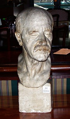 Lot 1669 - Plaster Bust Fridtjof Nansen, Fausta Vittoria...