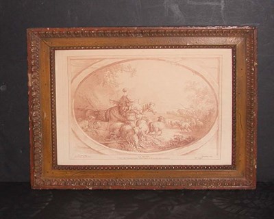 Lot 1057 - After Jean Baptiste Huet LE MATIN Sepia...