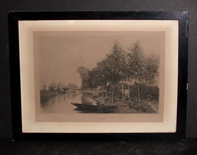 Lot 1119 - After Jean Baptiste Camille Corot LE CANAL...
