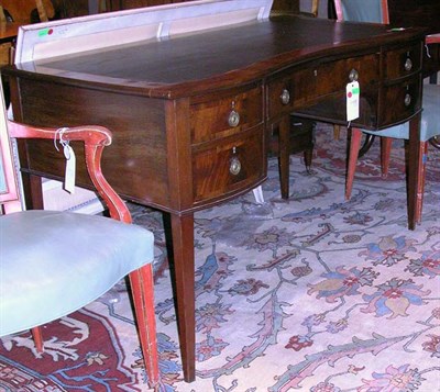 Lot 522 - Directoire Mahogany Reverse Serpentine Writing...